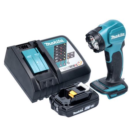 Makita DEADML 815 RA1 Lampe portative à LED 14,4 - 18 V 160 lm + 1x batterie 2,0 Ah + chargeur