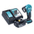 Makita DEADML 815 RM1 Lampe torche à batterie rechargeable LED 14.4 - 18 V 160 lm + 1x batterie 4.0 Ah + chargeur