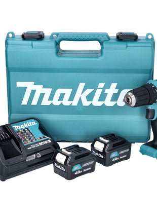 Taladro atornillador inalámbrico Makita DF 332 DSME 12 V 35 Nm sin escobillas + 2 baterías 4,0 Ah + cargador + maletín