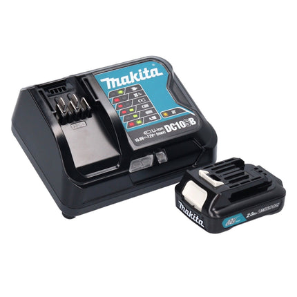 Aspiradora sin cable Makita CL 108 FDSAP 12 V 0,6 L rosa + 1x batería recargable 2,0 Ah + cargador