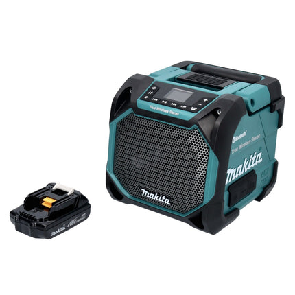 Makita DMR 203 A1 Bluetooth speaker 12 V 18 V IP64 + 1x rechargeable battery 2.0 Ah - without charger