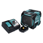 Makita DMR 203 RA1 Altoparlante Bluetooth 12 V 18 V IP64 + 1x batteria ricaricabile 2,0 Ah + caricabatterie