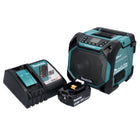 Makita DMR 203 RF1 Altavoz Bluetooth 12 V 18 V IP64 + 1x batería recargable 3,0 Ah + cargador