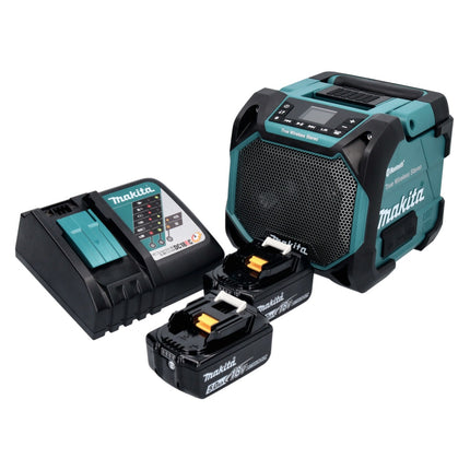 Makita DMR 203 RT Bluetooth Speaker 12 V 18 V IP64 + 2x battery 5.0 Ah + charger