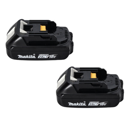 Makita Power Source Kit 18 V con 2x batería BL 1820 B 2.0 Ah ( 2x 197254-9 ) + cargador rápido doble DC 18 RD ( 196933-6 )