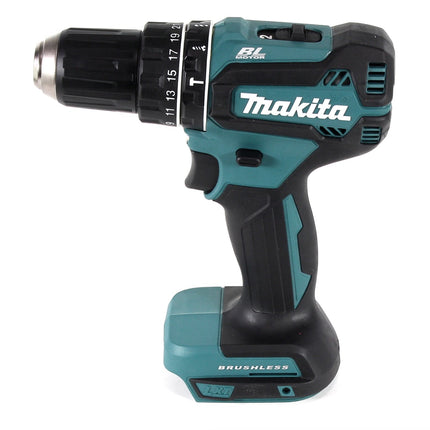 Makita DHP 485 Z Cordless Combi Drill 50Nm 18V Brushless + Bits Set 31 pcs. (D-30667)