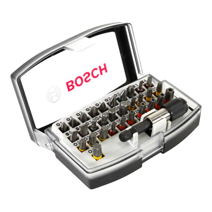 Bosch GSB 12V-35 Professional perceuse à percussion sans fil 12 V 35 Nm sans balais + jeu d'embouts 32 pièces + L-Boxx - sans batterie, sans chargeur