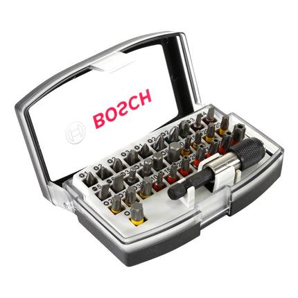 Bosch GSB 12V-35 Professional taladro percutor inalámbrico 12 V 35 Nm sin escobillas + 2x baterías 3,0 Ah + cargador + juego de puntas 32 piezas + L-Boxx