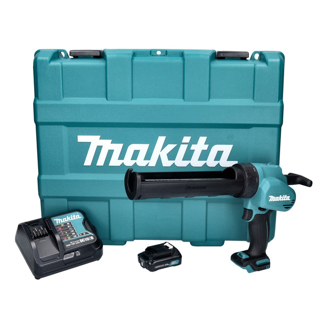 Makita CG 100 DSAA Akku Kartuschenpresse 12 V max. 310 ml + 1x Akku 2,0 Ah + Ladegerät + Koffer