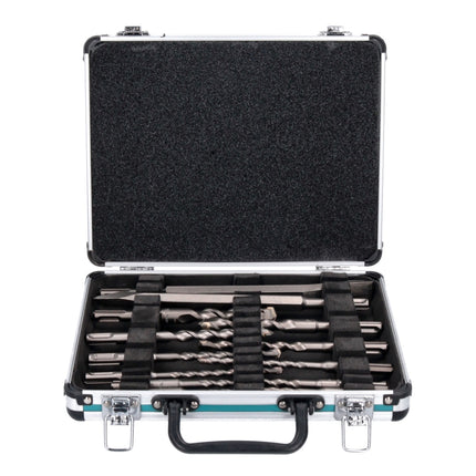 Makita HR 003 GZ Cordless Rotary Hammer 2.8J 40V max. SDS plus Brushless + Drill and Chisel Set 13 pcs. - without battery, without charger