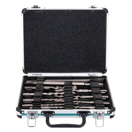 Makita DHR 202 Z martello combinato a batteria 18 V 2,0 J SDS Plus + set di punte e scalpelli da 13 pezzi - senza batteria, senza caricabatterie