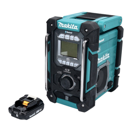 Makita DMR 301 A1 Radio de obra sin cable 12 V máx. - 18 V DAB / DAB+ / Bluetooth + 1x batería recargable 2,0 Ah - sin cargador