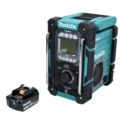 Makita DMR 301 F1 Radio de chantier sans fil 12 V maxi - 18 V DAB / DAB+ / Bluetooth + 1x batterie 3,0 Ah - sans chargeur