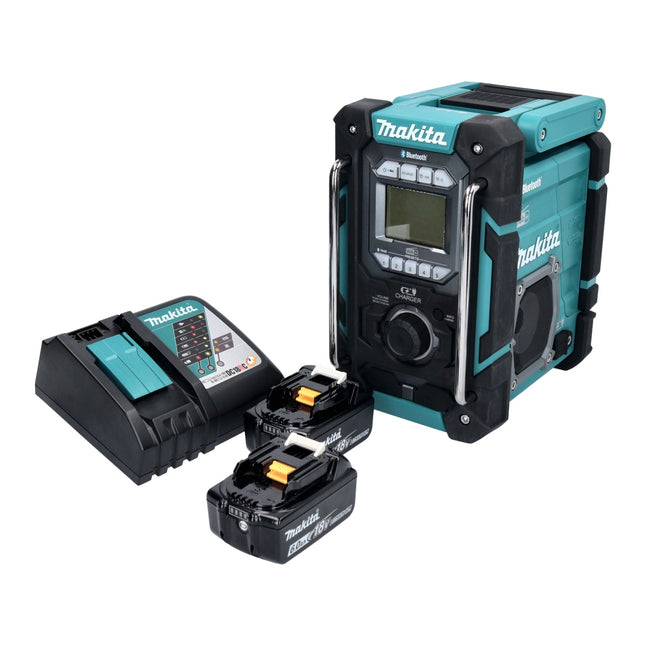 Makita DMR 301 RG akumulatorowe radio budowlane 12 V maks. - 18 V DAB / DAB+ / Bluetooth + 2x akumulator 6,0 Ah + ładowarka