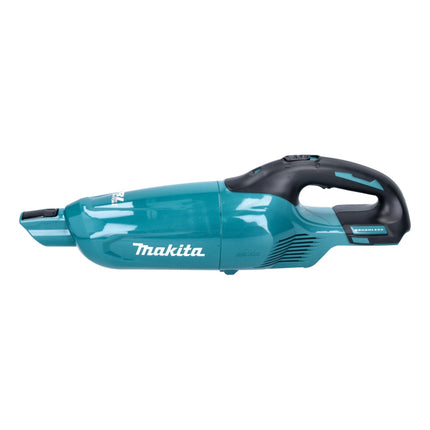 Aspirador inalámbrico Makita DCL 280 FZ 18 V sin escobillas + boquilla para suelos de alfombras - sin batería, sin cargador