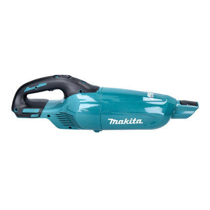 Aspirador inalámbrico Makita DCL 280 FZ 18 V sin escobillas + boquilla para suelos de alfombras - sin batería, sin cargador