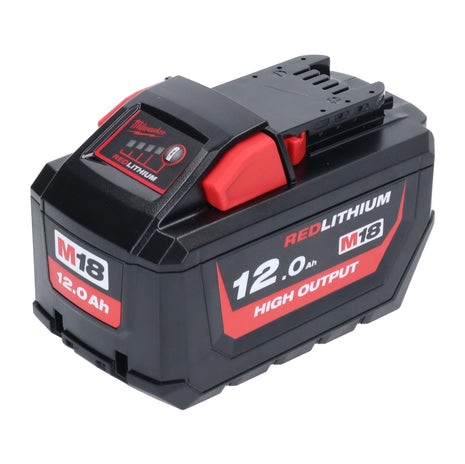 Milwaukee M18 HB12 High Output 18 V 12,0 Ah / 12000 mAh Li-Ion Akku ( 4932464260 ) mit Ladestandsanzeige - Toolbrothers