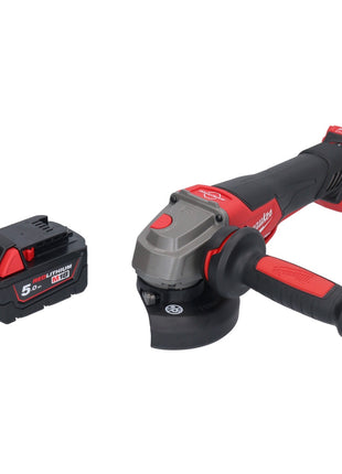 Amoladora angular a batería Milwaukee M18 FSAGV115XPDB-501 18 V 115 mm sin escobillas + 1x batería 5,0 Ah - sin cargador