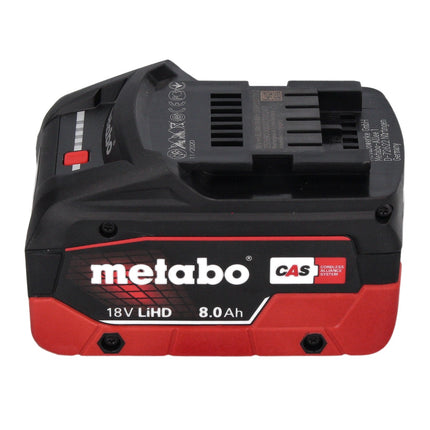 Metabo basic set 2x batería Li-Power 18 V 8,0 Ah CAS Li-Ion ( 685131590 ) + cargador ASC 145 + metaBOX
