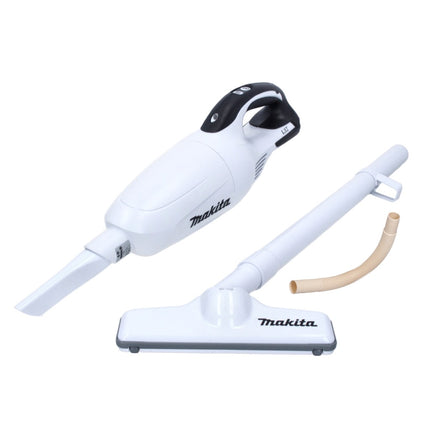 Makita DCL181FZW Cordless Vacuum Cleaner 18V White + Suction Hose - without battery, without charger