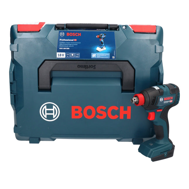 Bosch GDX 18V-200 Avvitatore a impulsi professionale a batteria 18 V 200 Nm brushless ( 06019J2205 ) + L-BOXX - senza batteria, senza caricabatterie