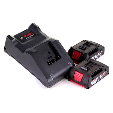 Bosch GBH 18V-21 Professional 18 V 2,0 J Brushless trapano a percussione a batteria + 2x batteria 2,0 Ah + caricabatterie + L-BOXX