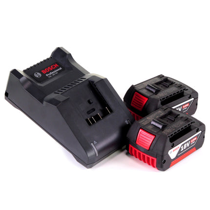 Bosch GBH 18V-21 Martillo perforador profesional sin cable 18 V 2,0 J ( 0611911102 ) + 2x batería 4,0 Ah + cargador + L-BOXX