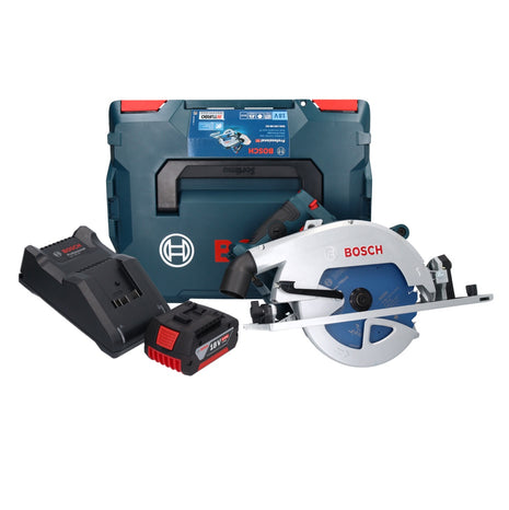 Bosch GKS 18V-68 GC Professional cordless circular saw 18 V 190 mm Biturbo Brushless + 1x rechargeable battery 5.0 Ah + charger + L-BOXX