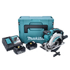 Makita DSS 610 RGJ cordless circular saw 18 V 165 mm + 2x rechargeable battery 6.0 Ah + charger + Makpac