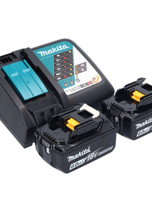 Makita DSS 610 RGJ scie circulaire sans fil 18 V 165 mm + 2x batterie 6,0 Ah + chargeur + Makpac