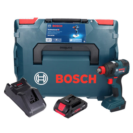 Bosch GDX 18V-200 Professional cordless impact wrench 18 V 200 Nm brushless + 1x ProCORE rechargeable battery 4.0 Ah + charger + L-BOXX