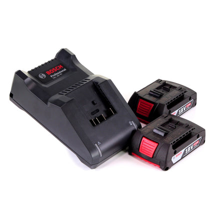 Lijadora excéntrica a batería Bosch GEX 18V-125 Professional 18 V 125 mm sin escobillas + 2x batería 2,0 Ah + cargador + L-BOXX