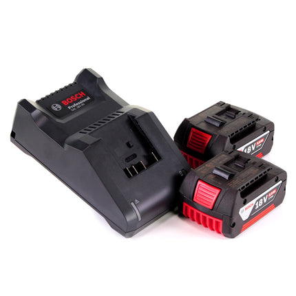 Bosch GWS 18V-10 Amoladora angular profesional sin cable 18 V 125 mm sin escobillas + 2x acumulador 5,0 Ah + cargador + L-Boxx