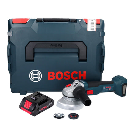 Bosch GWS 18V-10 Amoladora angular profesional sin cable 18 V 125 mm sin escobillas + 1x batería ProCORE 4,0 Ah + L-Boxx - sin cargador