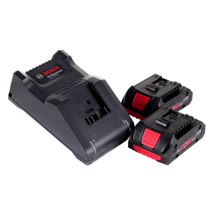 Bosch GWS 18V-10 Amoladora angular profesional sin cable 18 V 125 mm sin escobillas + 2x batería ProCORE 4,0 Ah + cargador + L-Boxx