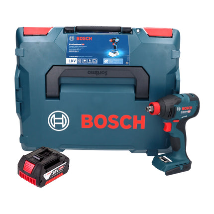 Atornillador de impacto a batería Bosch GDX 18V-210 C Professional 18 V 210 Nm sin escobillas + 1 batería de 4,0 Ah + módulo de conectividad + L-Boxx - sin cargador