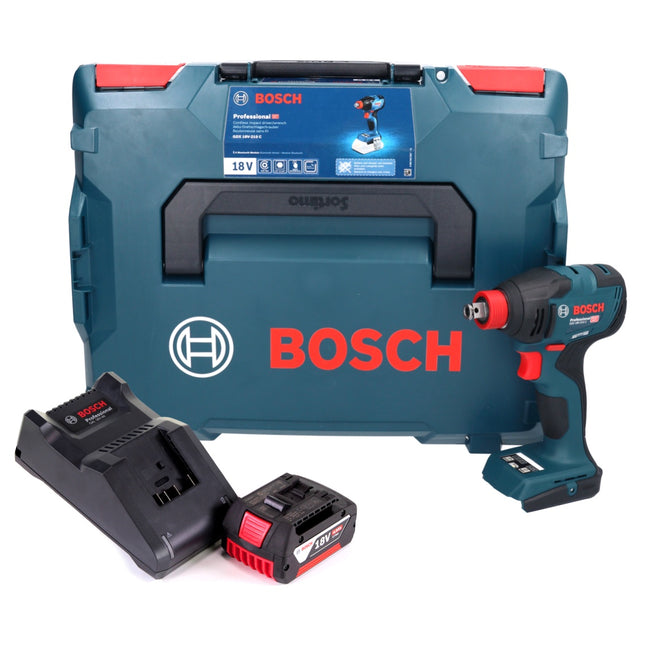 Avvitatore a impatto Bosch GDX 18V-210 C Professional 18 V 210 Nm Brushless + 1x batteria 4,0 Ah + caricabatteria + modulo di connettività + L-Boxx