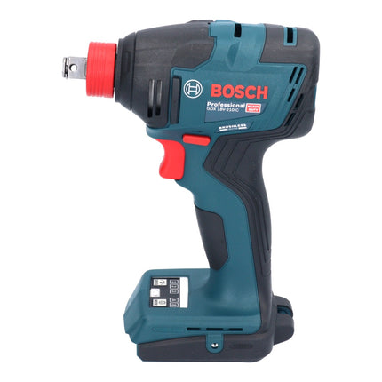 Bosch GDX 18V-210 C Professional Visseuse à chocs sans fil 18 V 210 Nm Brushless + 2x batterie 4,0 Ah + chargeur + module de connectivité + L-Boxx