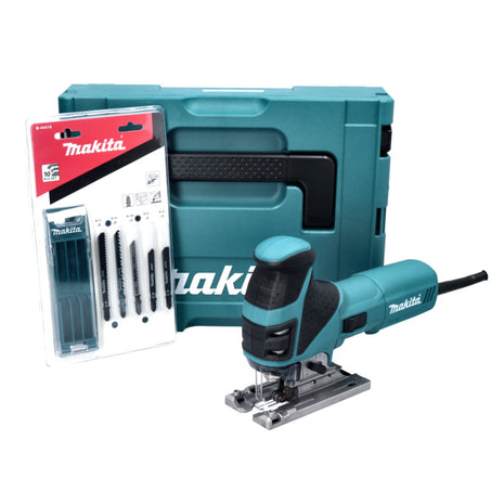 Makita 4351 FCTJ Seghetto alternativo a pendolo 720 W + 16x lama + Makpac