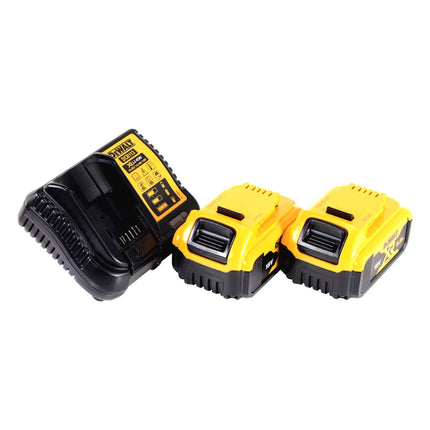 DeWalt DCL 077 P2 Foco de trabajo LED recargable 12 V 18 V 2000 lm IP54 + 2x batería recargable 5,0 Ah + cargador