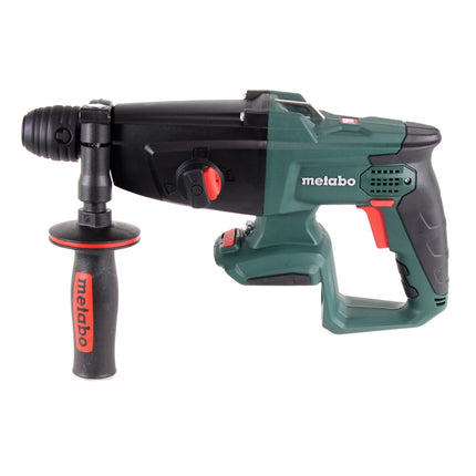 Martillo combinado a batería Metabo KHA 18 LTX 18 V 2,2 J SDS Plus + juego de taladro y cincel de 5 piezas + metaBOX - sin batería, sin cargador