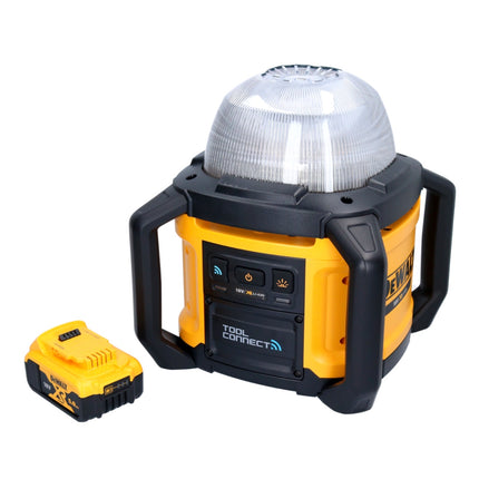 DeWalt DCL 074 Faro da cantiere ricaricabile 18 V 5000 lm 4000 Kelvin + 1x batteria ricaricabile 5,0 Ah - senza caricabatterie