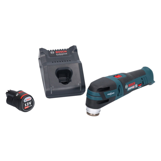 Bosch GOP 12V-28 Lijadora profesional sin escobillas Starlock + 1x Batería 3.0 Ah + Cargador