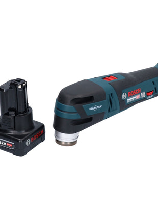 Bosch GOP 12V-28 Professional Starlock Brushless Cordless Cutter-Sander + 1x 6.0 Ah Battery - senza caricabatterie