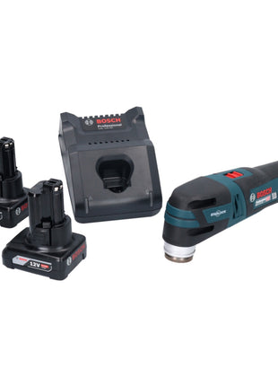 Bosch GOP 12V-28 Professional Akku Multi Cutter Starlock Brushless + 2x Akku 6,0 Ah + Ladegerät