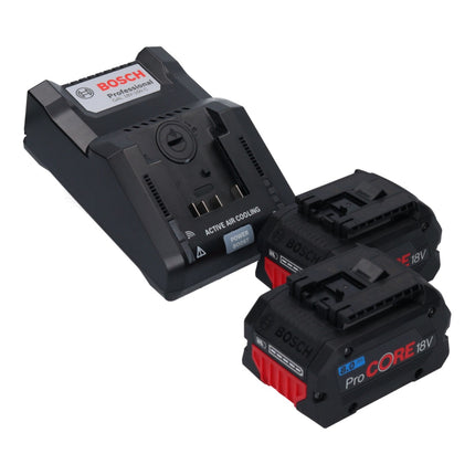 Bosch GWS 18V-15 SC Professional amoladora angular a batería 18 V 125 mm sin escobillas + 2x batería ProCORE 8,0 Ah + cargador + L-BOXX