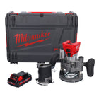 Milwaukee M18 FTR-301X cordless router 18 V brushless + 1x battery 3.0 Ah + router modules + HD box - without charger