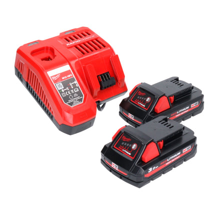Milwaukee M18 FTR-302X cordless router 18 V brushless + 2x battery 3.0 Ah + charger + router modules + HD box