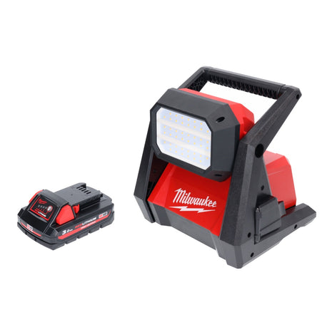 Milwaukee M18 HOAL-301 Cordless LED Construction Lamp 4000lm 18V + 1x Battery 3.0Ah - without charger