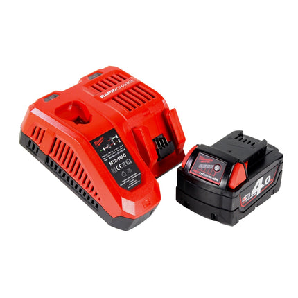 Milwaukee M18 HOAL-401FC foco de construcción con batería LED 18 V 4000 lm + 1x batería 4,0 Ah + cargador